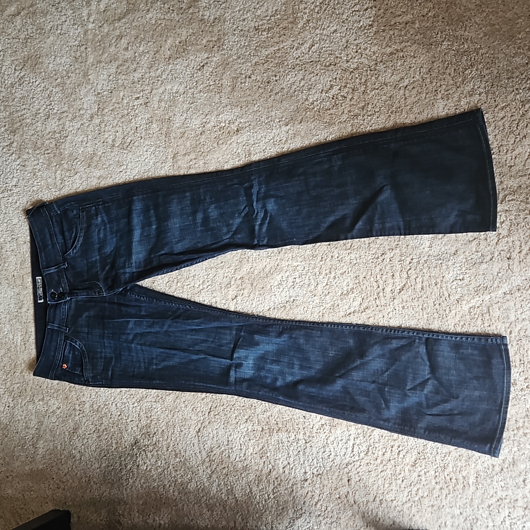 Hudson Mid Rise Boot Cut Size 28 Blue Jeans